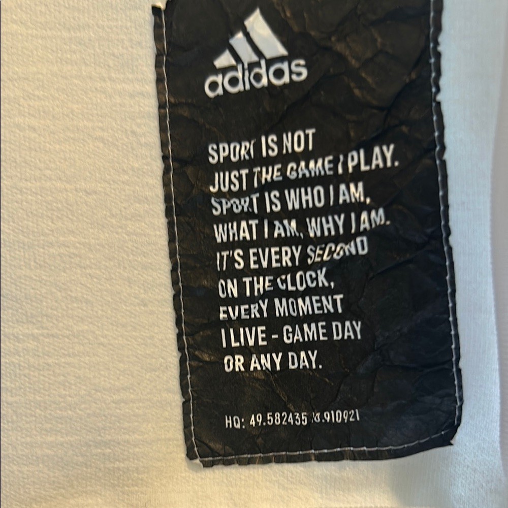 adidas White and Black Hoodie - Picture 6 of 13